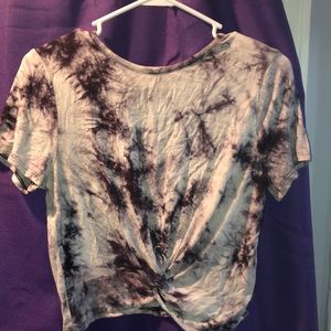 Tie dye short sleeve shirt